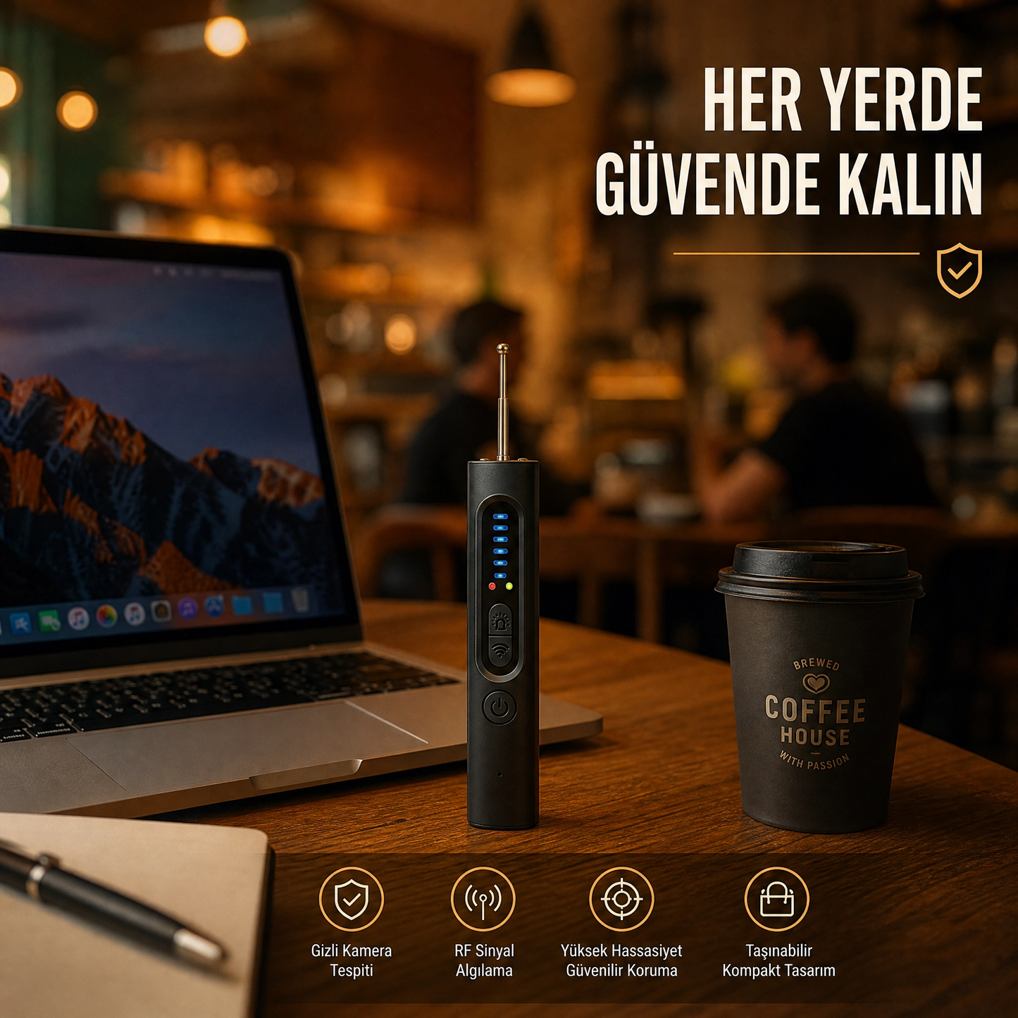 MahremKoru®  gizli kamera ve takip cihazı dedektörü
